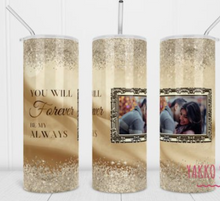 Load image into Gallery viewer, Glitter Photo Memorial Tumbler