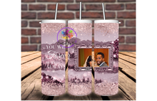 Load image into Gallery viewer, Glitter Photo Memorial Tumbler
